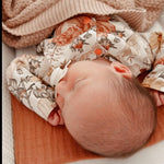 Chamomile rose floral print babygro by Lottie & Lysh UK