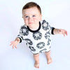 Monochrome Aztec Lion signature loungewear by Lottie & lysh