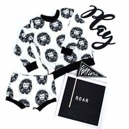 Organic Aztec Lion lounge set by Lottie & lysh