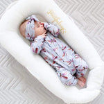 organic dragonfly knotted baby headband by lottie and lysh