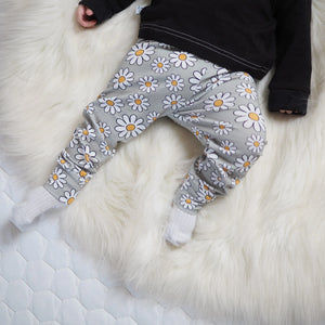 daisy print baby leggings