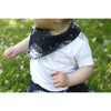 Organic Lion noir baby bib