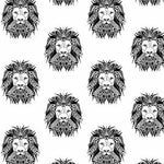 organic Monochrome aztec lion pattern design jersey exclusive to lottie and lysh
