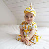 giraffes romper and hat set 