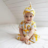 giraffes romper and hat set 