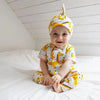 giraffes romper and hat set 