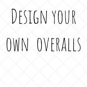 Design your own overall dungarees with Lottie & lysh