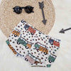 campervan printed baby and toddler shorts