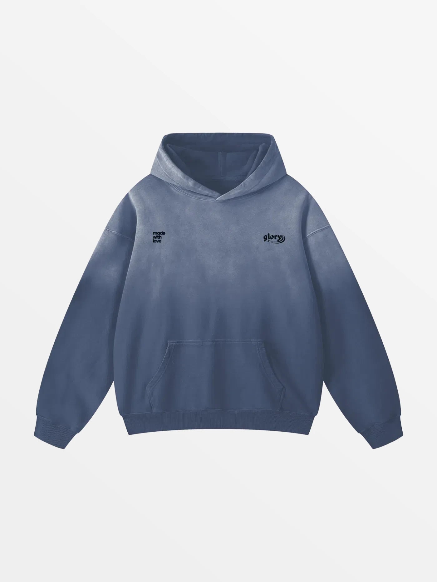 HOODIE "PILLOW"-SHINEANDGLORY-Gris Bleu-S-SHINEANDGLORY