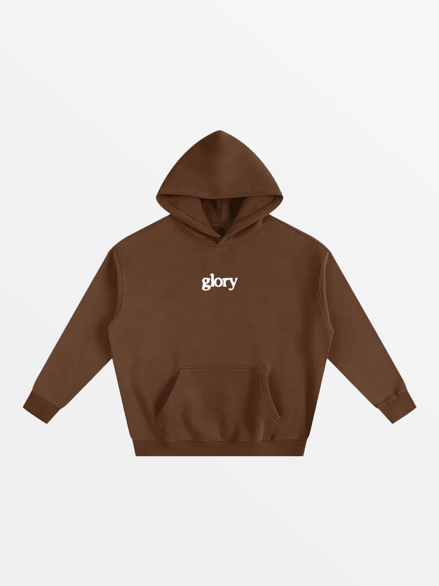 HOODIE "BERIL"-SHINEANDGLORY-Coffee-S-SHINEANDGLORY