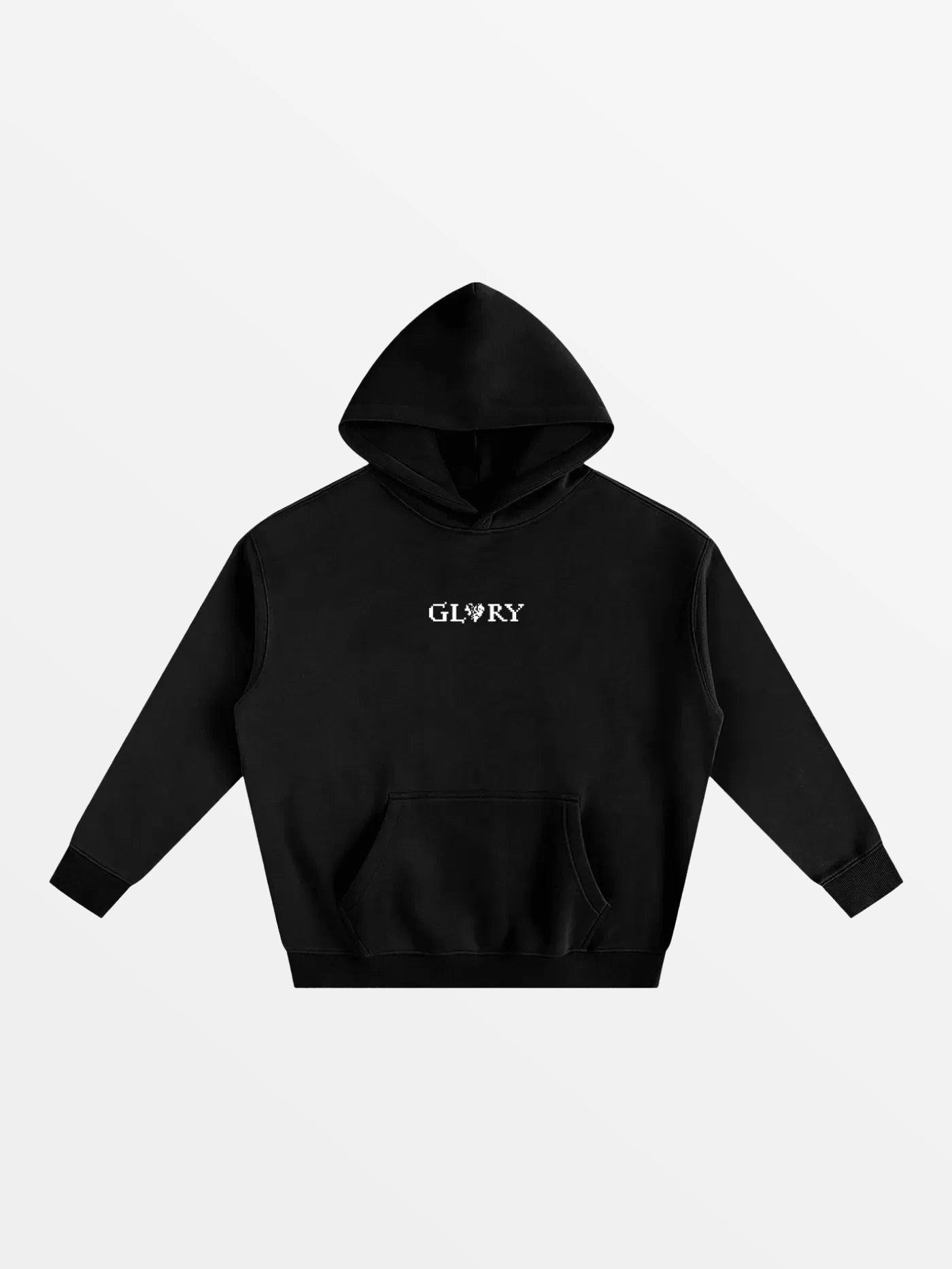 HOODIE "LOVE"-SHINEANDGLORY-Noir-S-SHINEANDGLORY