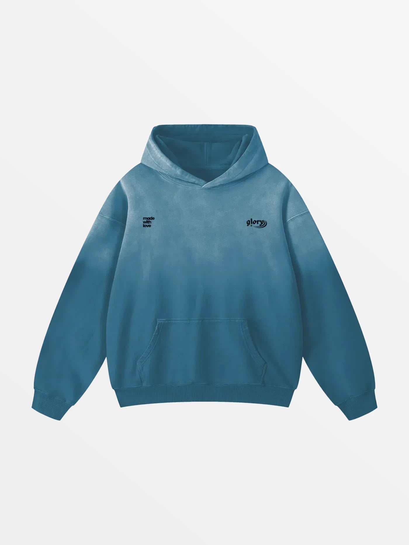 HOODIE "PILLOW"-SHINEANDGLORY-Jeans Bleu-S-SHINEANDGLORY