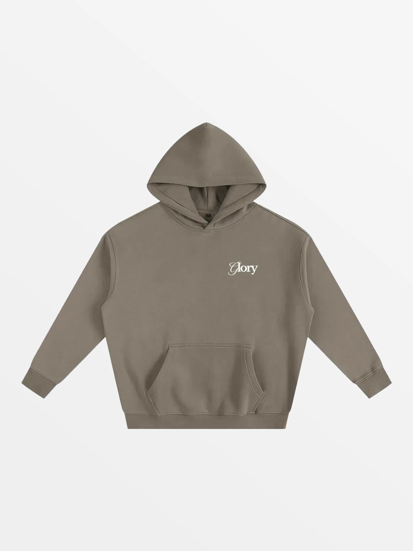 HOODIE "GAEL"-SHINEANDGLORY-Gris Coffee-S-SHINEANDGLORY