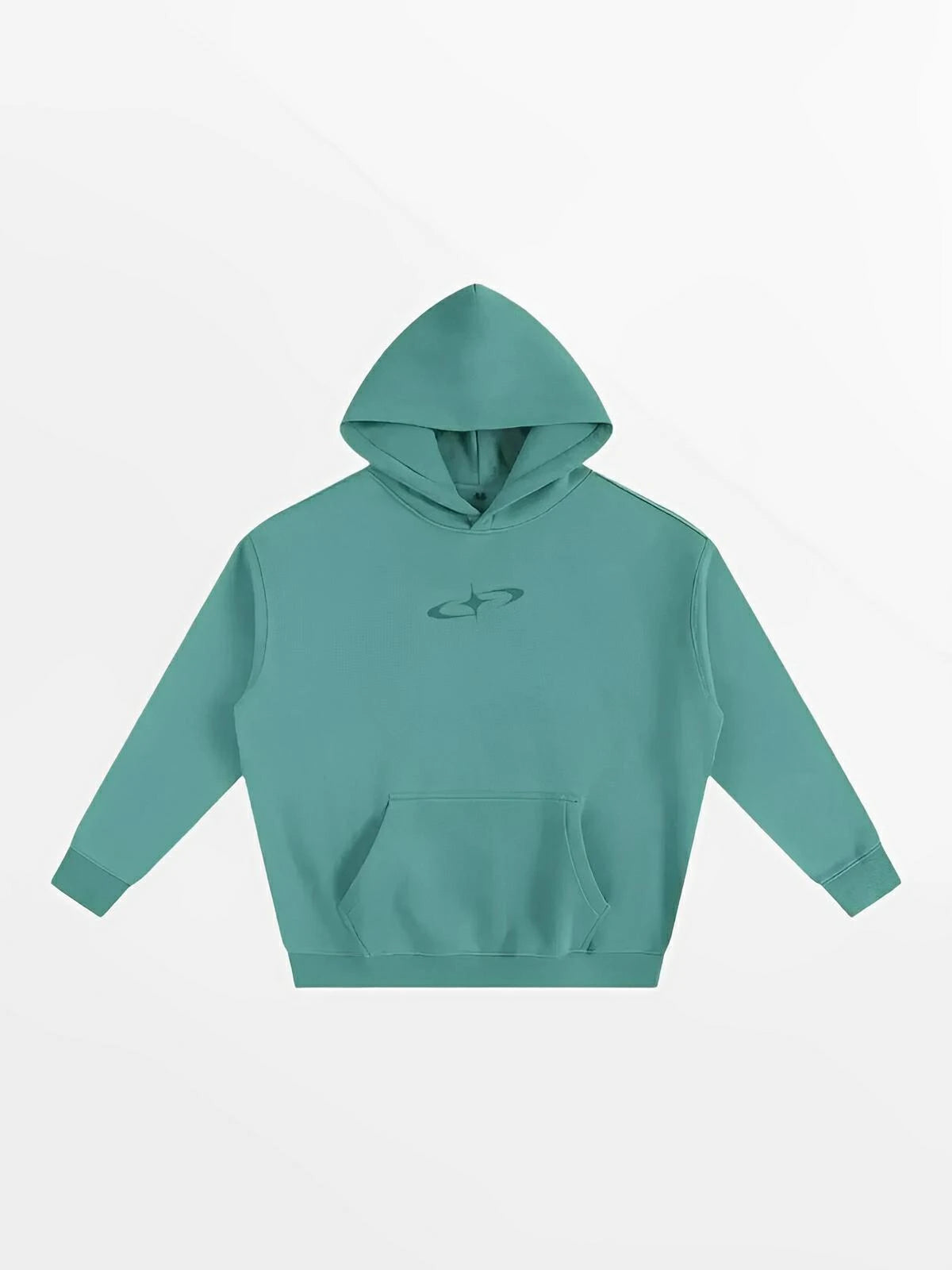 HOODIE "FOXA"-SHINEANDGLORY-Medium Vert-S-SHINEANDGLORY