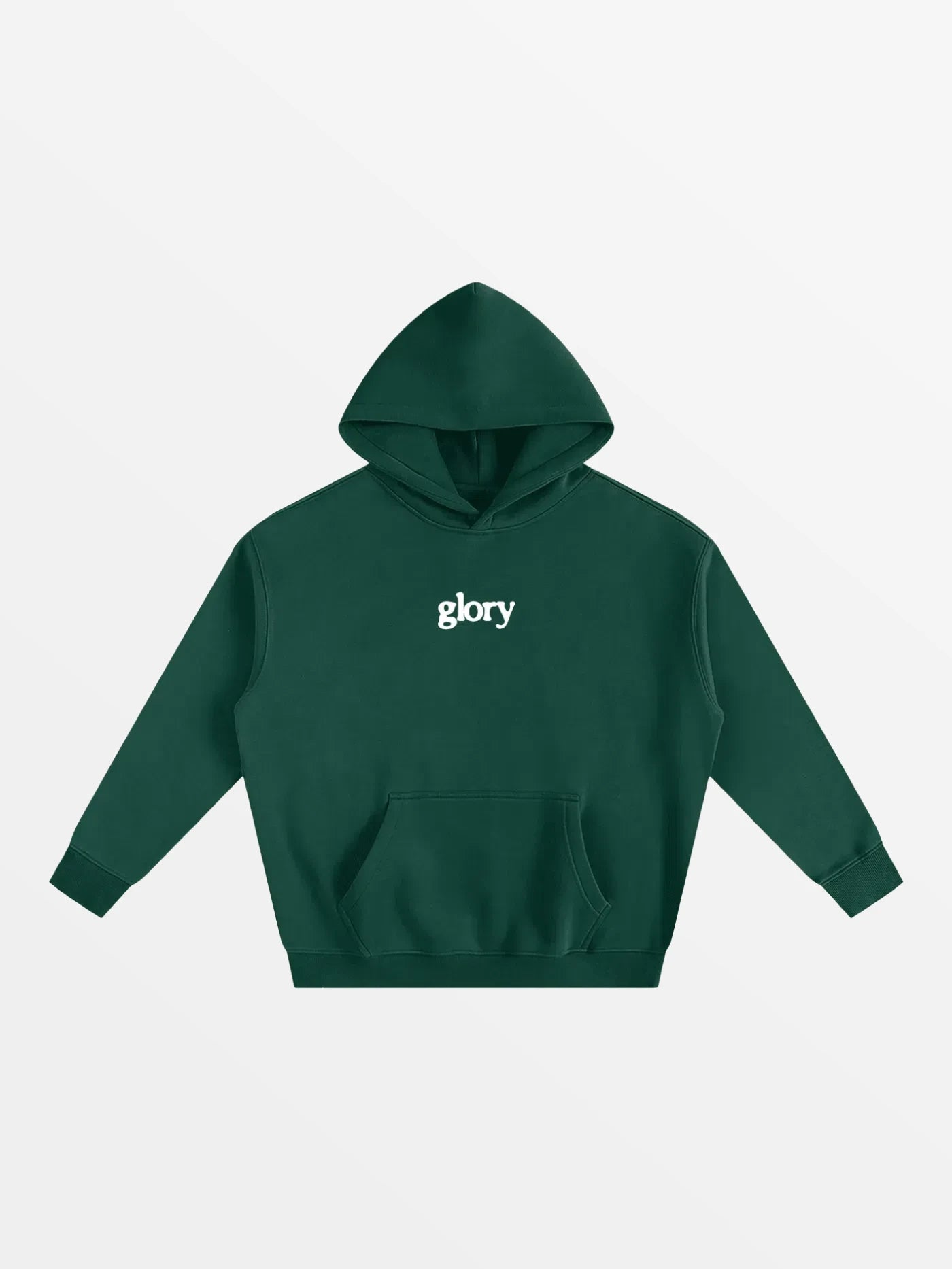 HOODIE "BERIL"-SHINEANDGLORY- Vert-S-SHINEANDGLORY