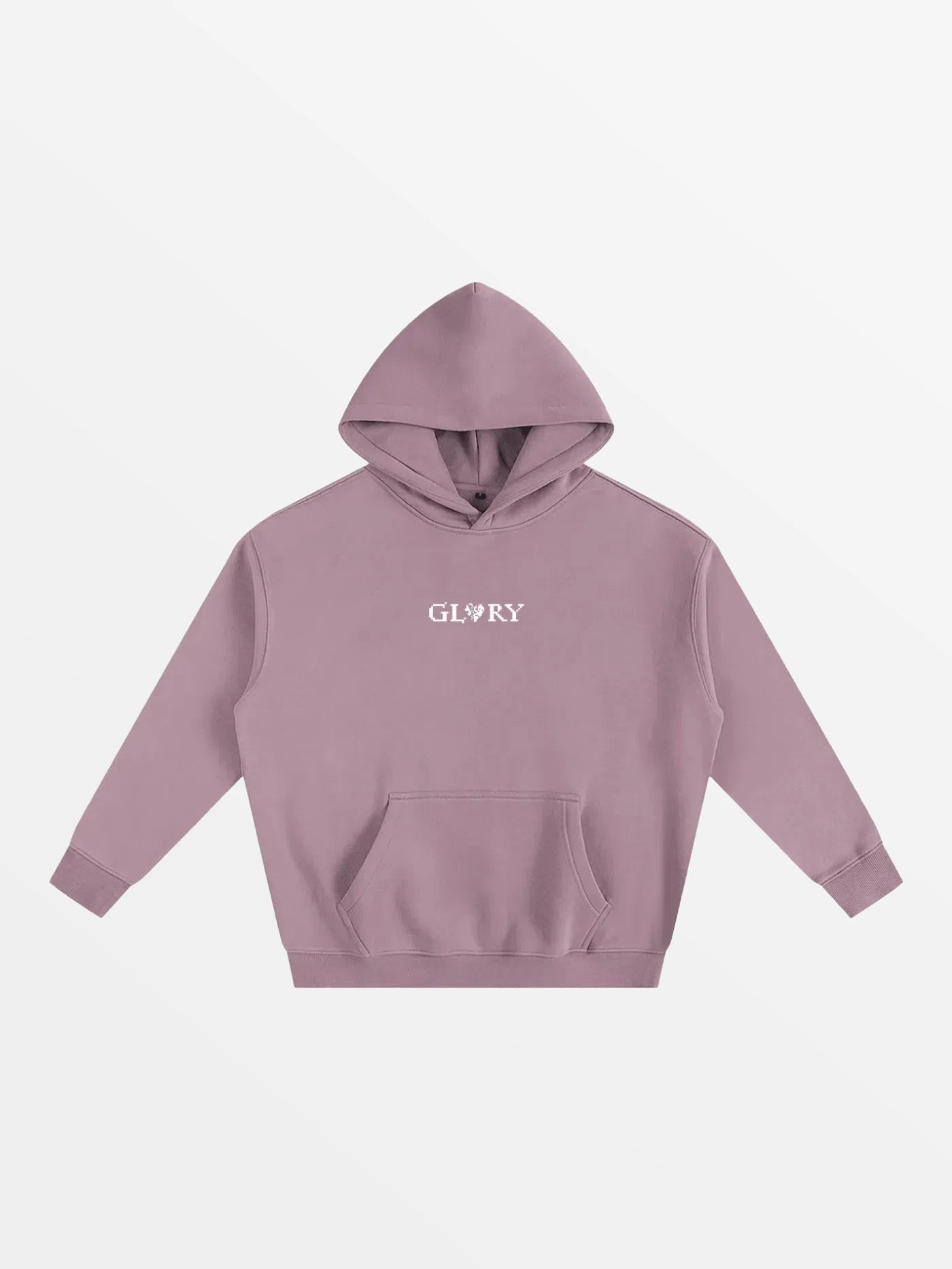 HOODIE "LOVE"-SHINEANDGLORY- Purple-S-SHINEANDGLORY