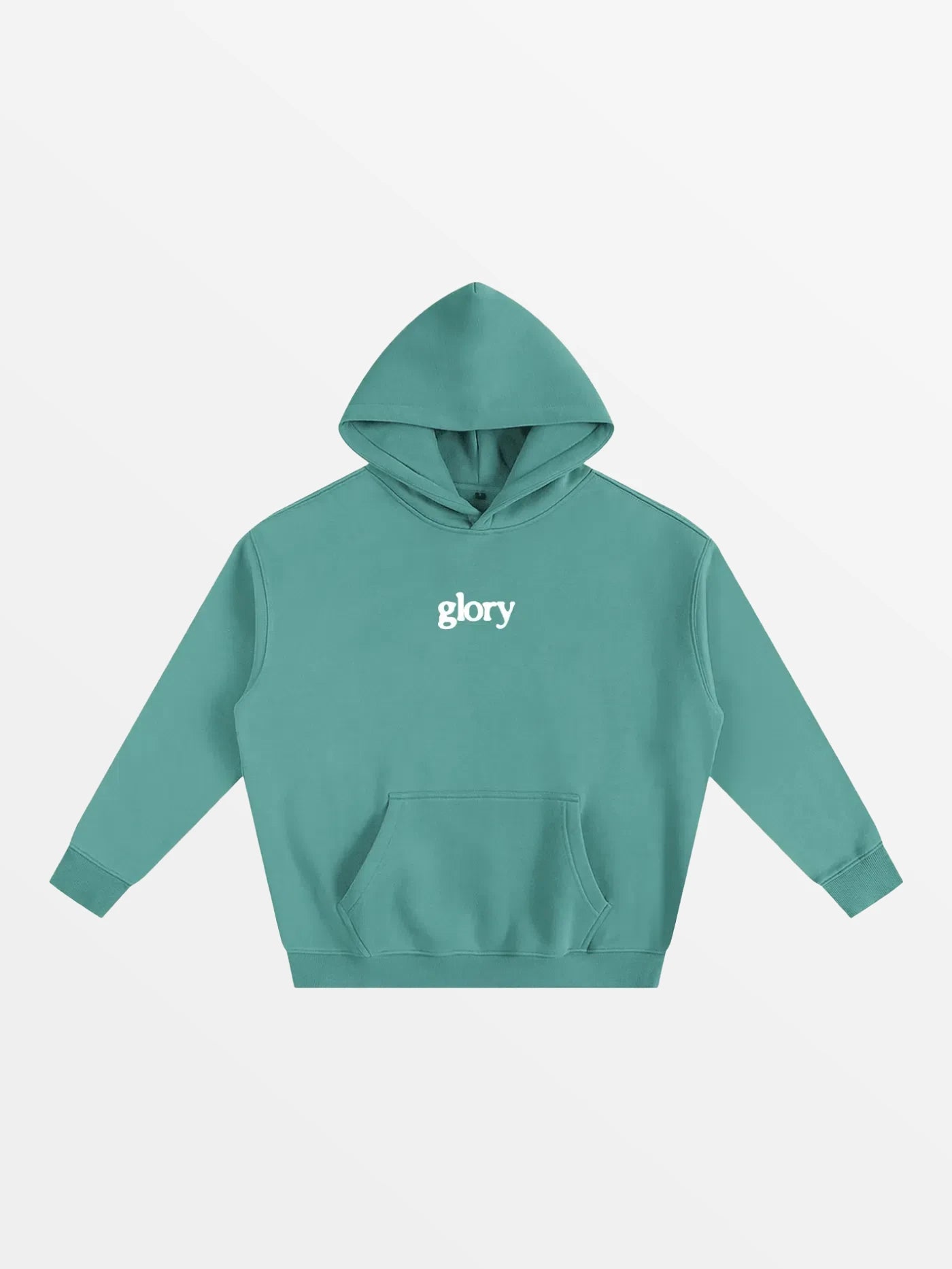 HOODIE "BERIL"-SHINEANDGLORY-Medium Vert-S-SHINEANDGLORY