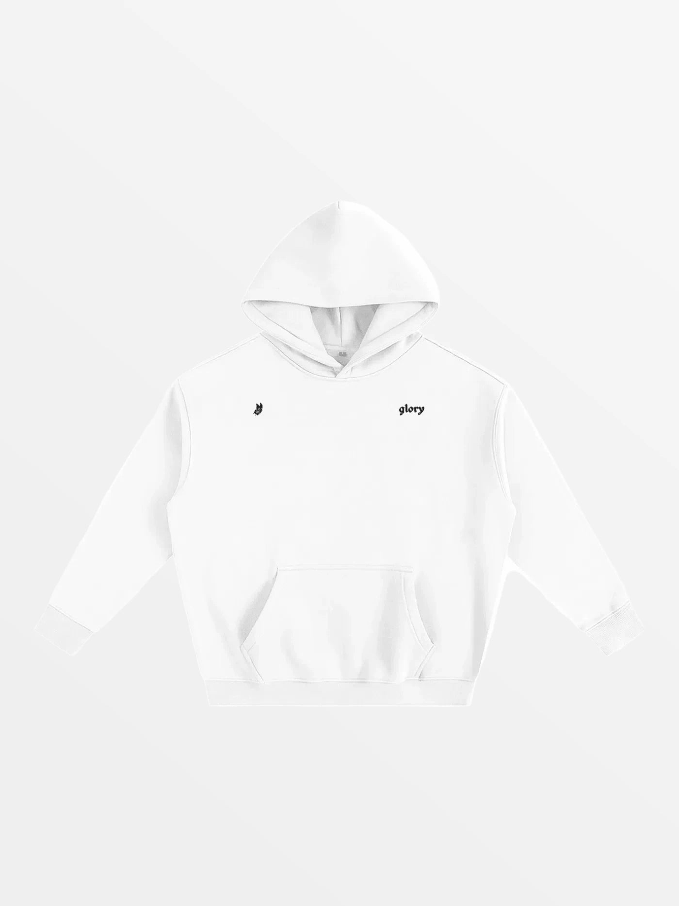 HOODIE "BOGERA"-SHINEANDGLORY-Blanc-S-SHINEANDGLORY