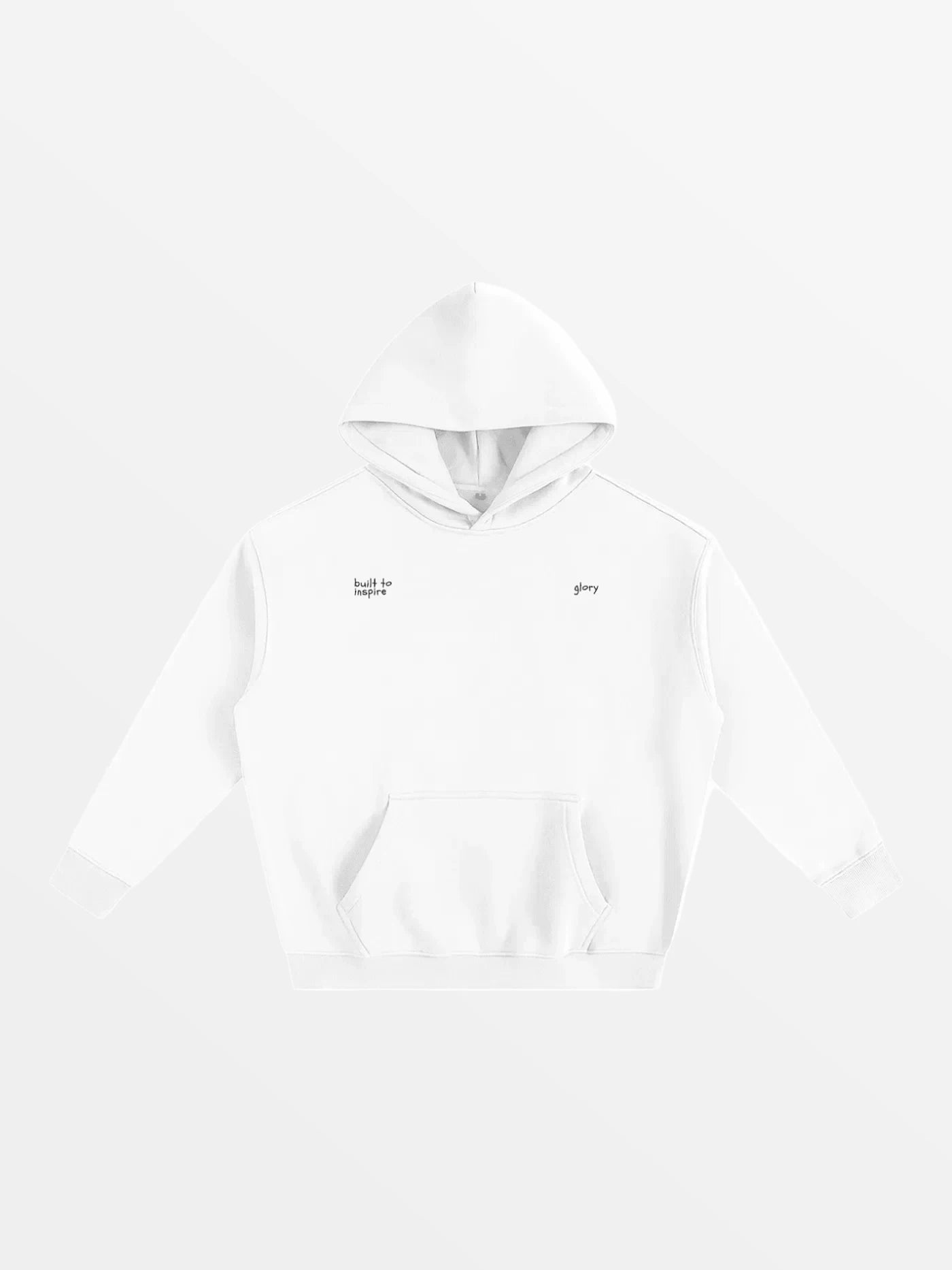 HOODIE "AGER"-SHINEANDGLORY-Blanc-S-SHINEANDGLORY