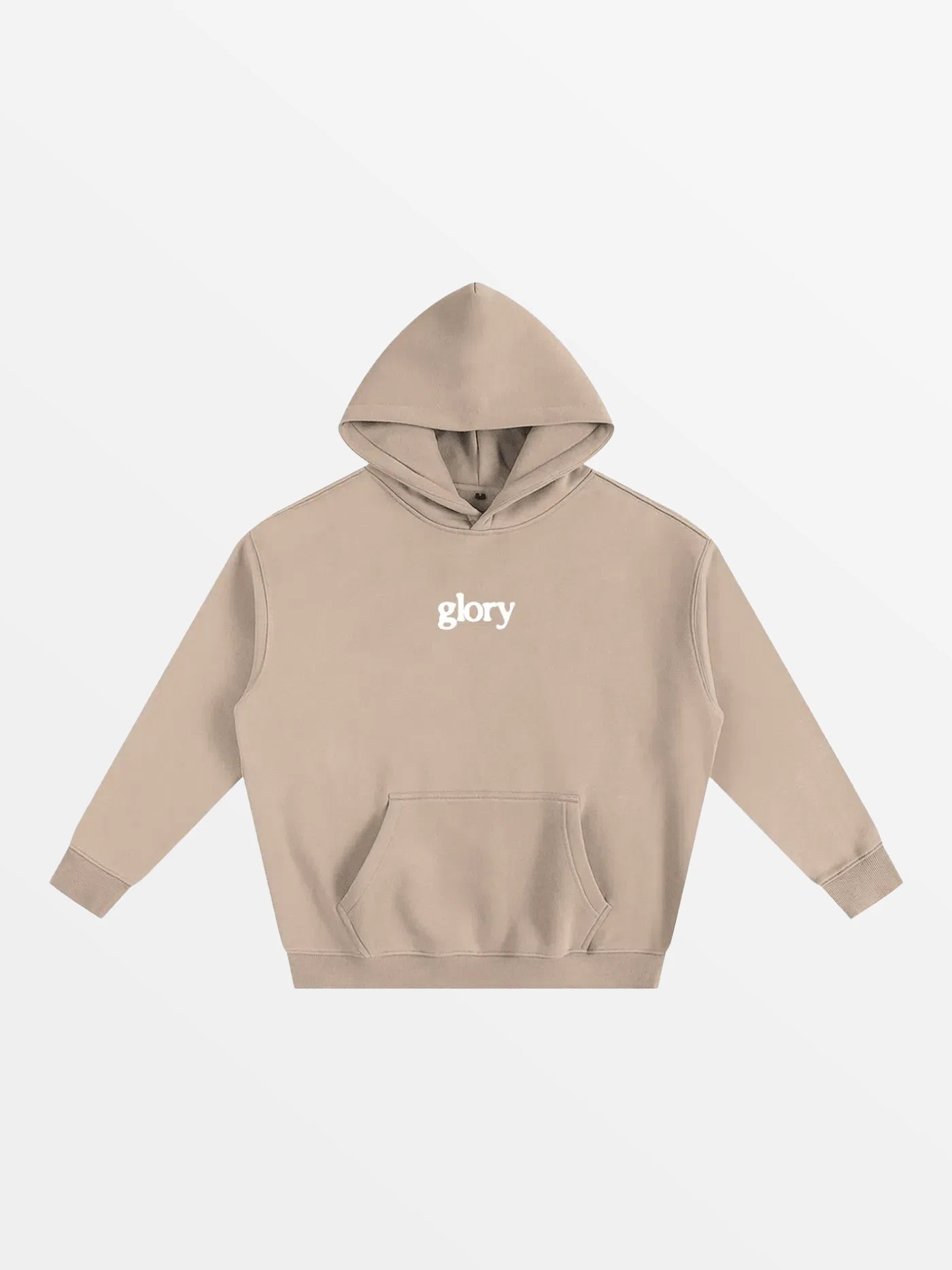 HOODIE "BERIL"-SHINEANDGLORY-Gris Apricot-S-SHINEANDGLORY