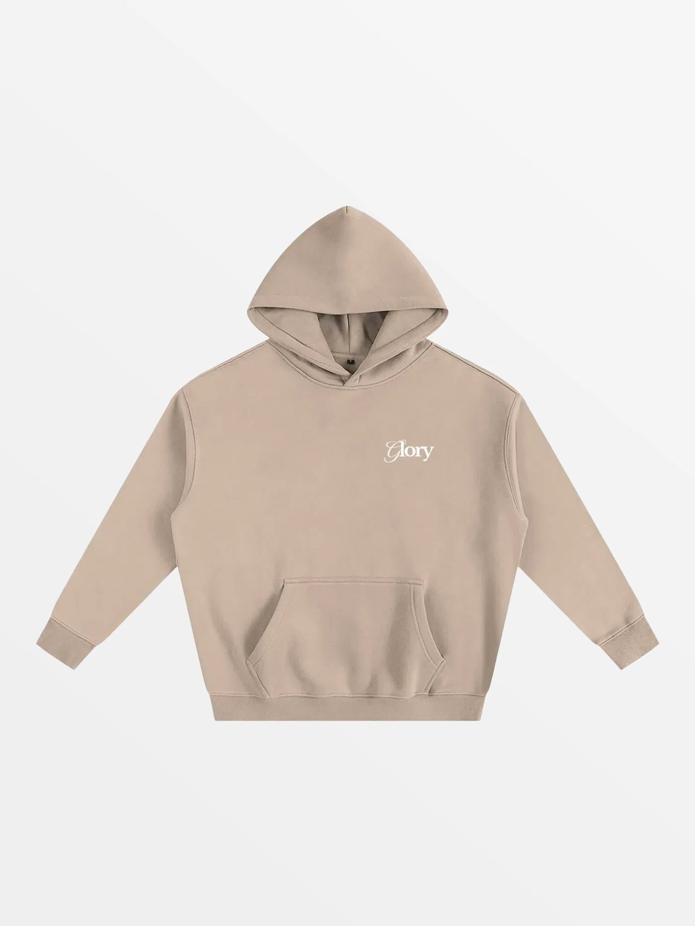 HOODIE "GAEL"-SHINEANDGLORY-Gris Apricot-S-SHINEANDGLORY