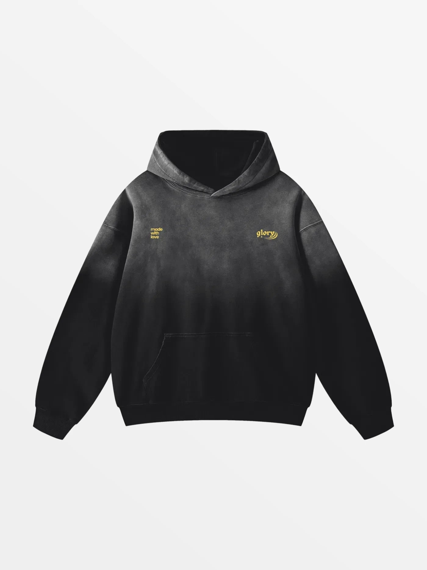 HOODIE "IRMIA"-SHINEANDGLORY-Noir-S-SHINEANDGLORY