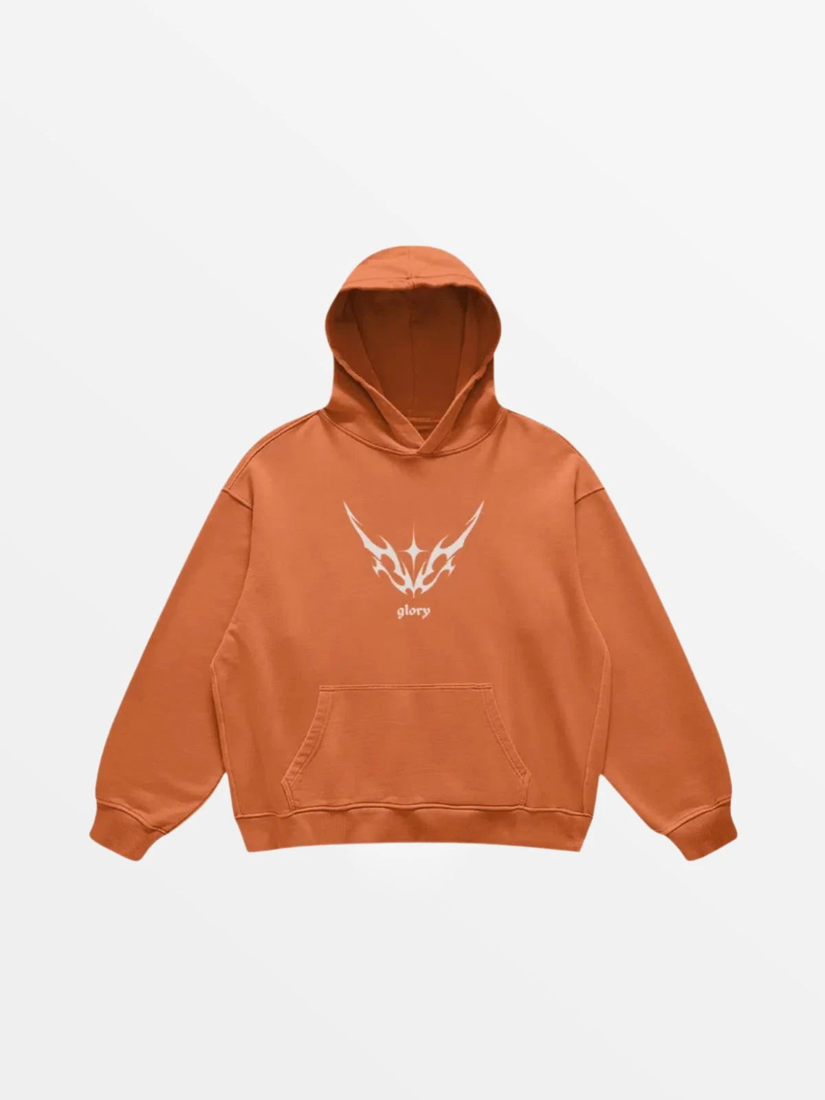 HOODIE "SENSIA"-SHINEANDGLORY-Copper Red-S-SHINEANDGLORY