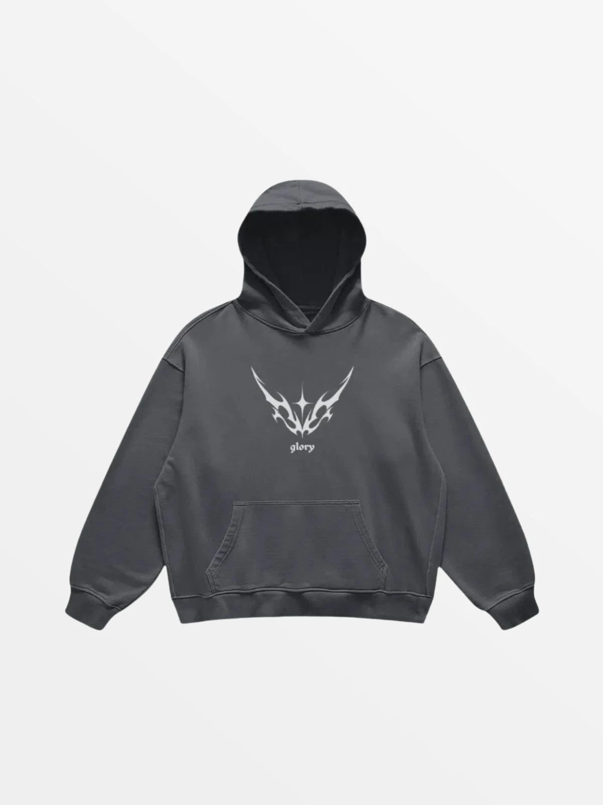 HOODIE "SENSIA"-SHINEANDGLORY-Carbon Gris-S-SHINEANDGLORY