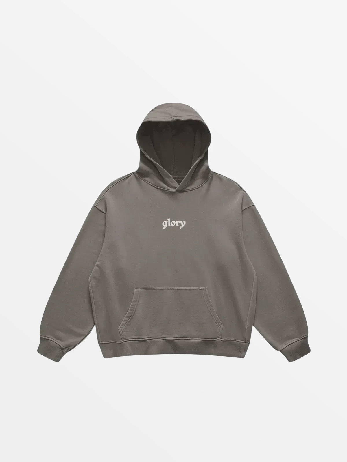 HOODIE "CENTURA"-SHINEANDGLORY-Friar Gris-S-SHINEANDGLORY