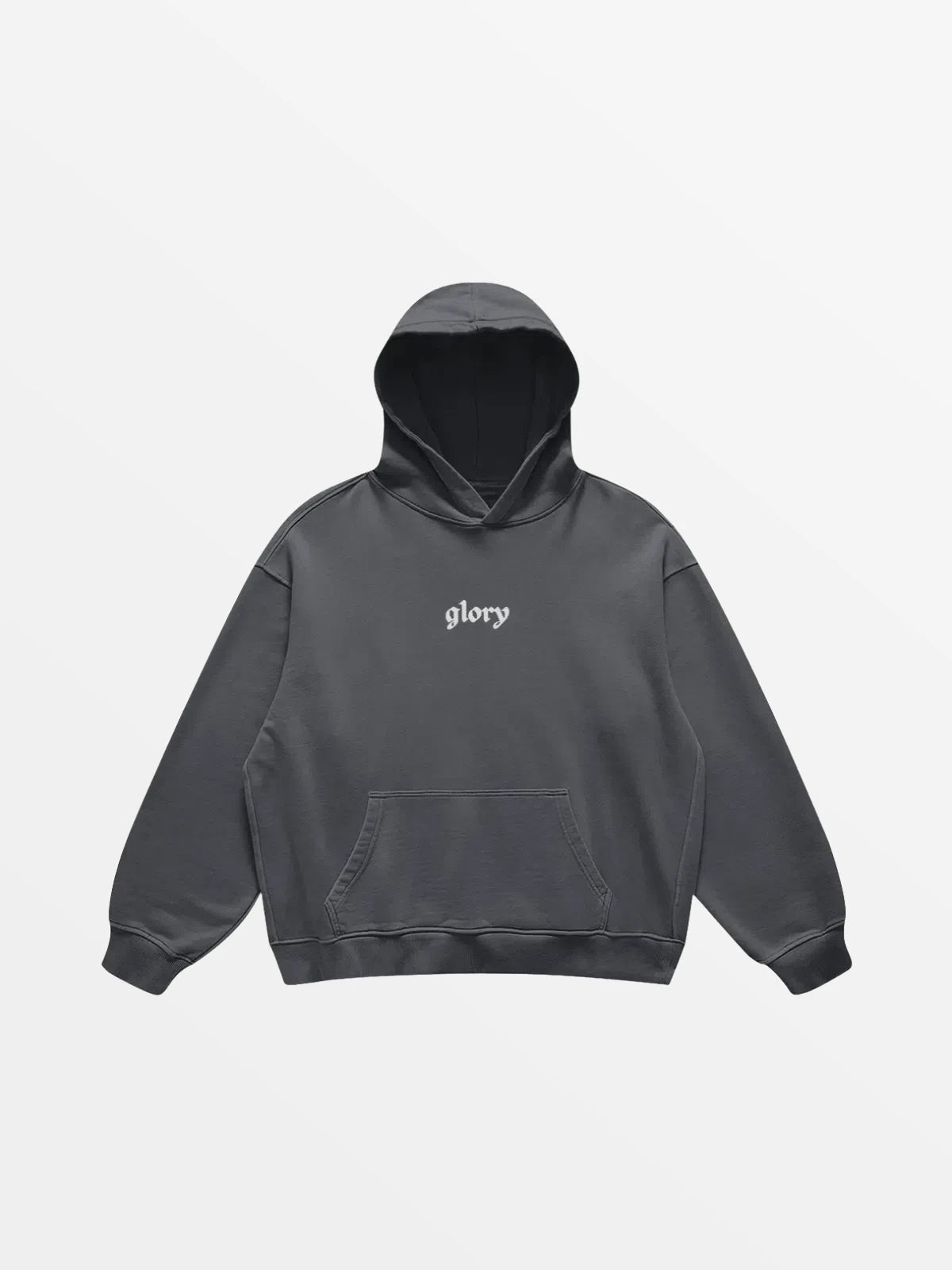HOODIE "CENTURA"-SHINEANDGLORY-Carbon Gris-S-SHINEANDGLORY