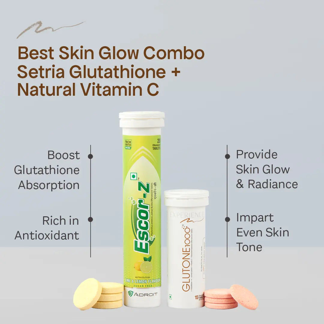 Glutone 1000 + Escor-Z (Lime & Lemon) 